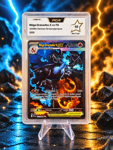 🔥Méga-Dracaufeu X ex 125/094 – PCA 10 – Flammes Fantasmagoriques – FR🔥