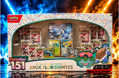 Coffret Pokémon 151 Collection Premium Eaux Florissantes