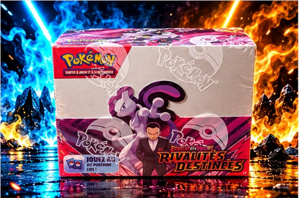 Pokémon - Boite de Boosters Français - Display 36 Boosters EV10 - Ecarlate et Violet - Rivalités Destinées