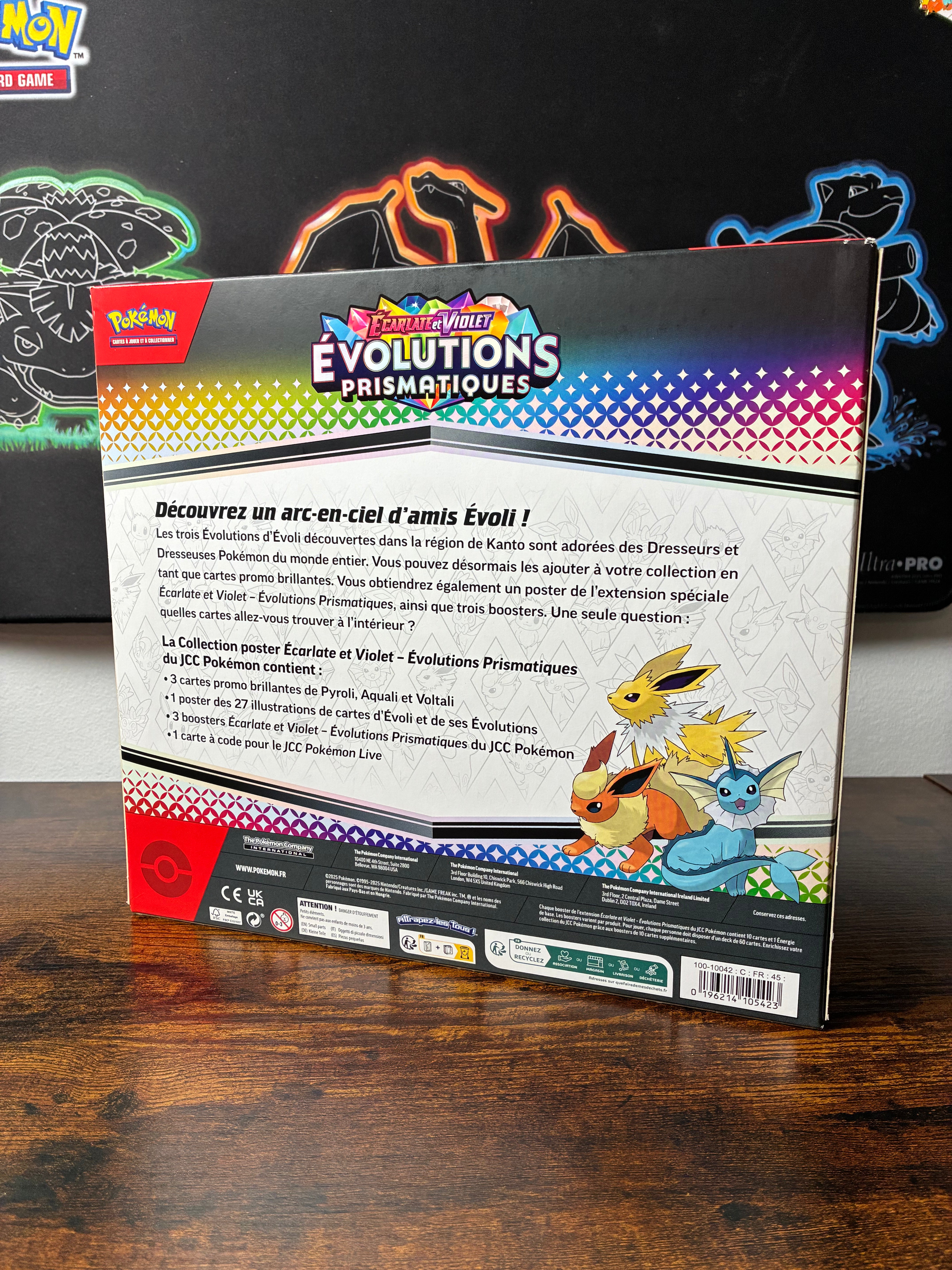 Pokémon EV8.5 Évolutions Prismatiques – Collection Poster – FR