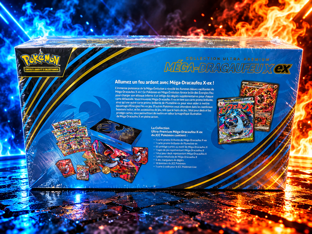 POKEMON : COFFRET ULTRA PREMIUM MEGA DRACAUFEU X EX