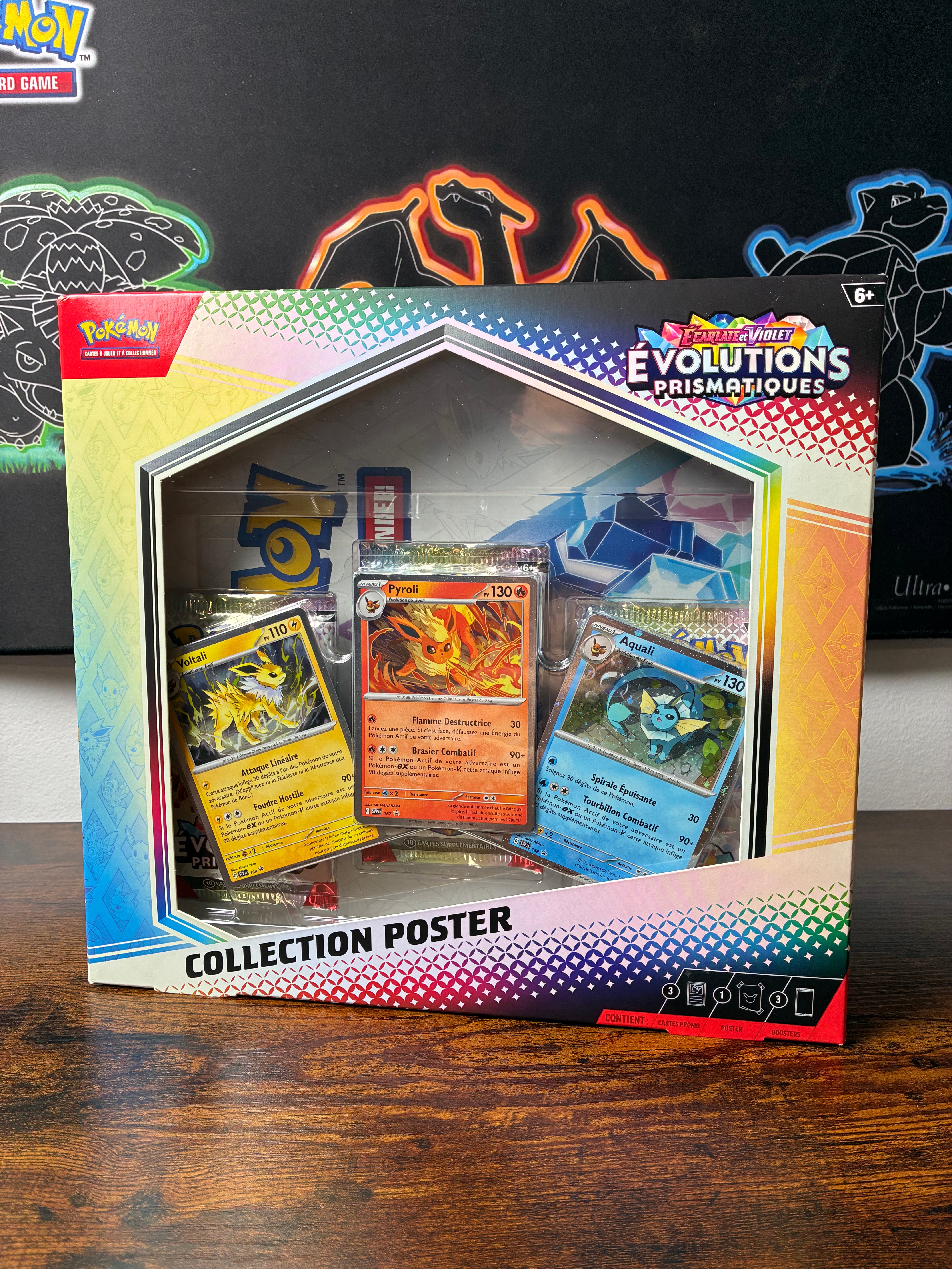 Pokémon EV8.5 Évolutions Prismatiques – Collection Poster – FR
